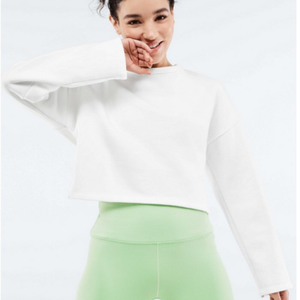 Fabletics Skye Tie Open Back Long-Sleeve Pullover